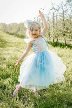 Charger l'image dans la galerie, DEGUISEMENT 1 pc Robe de princesse tutut bleu - Sequins Princess Dress 7-8 ans
