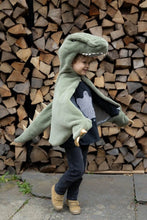 Charger l'image dans la galerie, DEGUISEMENT 1 pc Cape 3D Dinosaure REX - Green T-Rex Cuddle Cape - 3-4 ans
