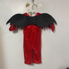 Charger l'image dans la galerie, DEGUISEMENT 3 mcs PETIT DEMON Jumpsuit + ailes + cagoule 12-18 mois
