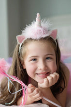 Charger l'image dans la galerie, Diademe Corne de licorne et fleur - Unicorn Flower Headband
