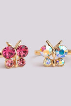 Charger l'image dans la galerie, Paquet de 3 Anneaux PAPILLONS - Boutique Butterfly Gem Rings
