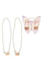 Charger l'image dans la galerie, Ensemble de 2 colliers papillons - BFF Butterfly Share &amp; Tear Necklaces
