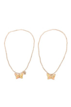 Charger l'image dans la galerie, Ensemble de 2 colliers papillons - BFF Butterfly Share &amp; Tear Necklaces
