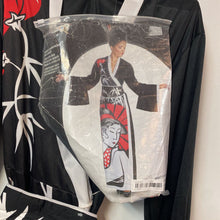 Charger l'image dans la galerie, DEGUISEMENT 4 mcs KIMONO GEISHA + cinture + 2 baguettes - 12-14 ans
