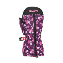 Charger l'image dans la galerie, Mitaines HIVER avec ZIP - Adorable Mittens PINK FLOWER 5-6 ans

