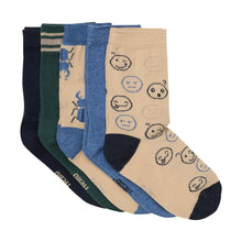 Charger l'image dans la galerie, Paquet de 5 chaussettes ESCARABETS 4-6 ans
