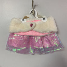 Charger l'image dans la galerie, DEGUISEMENT 2 mc Jupette brillante + couvre epaules peluche +/- 3-5 ans
