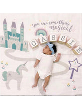 Charger l'image dans la galerie, Couverture en mousseline OU pour emmailloter - Swaddling blanket SOMETHING MAGICAL
